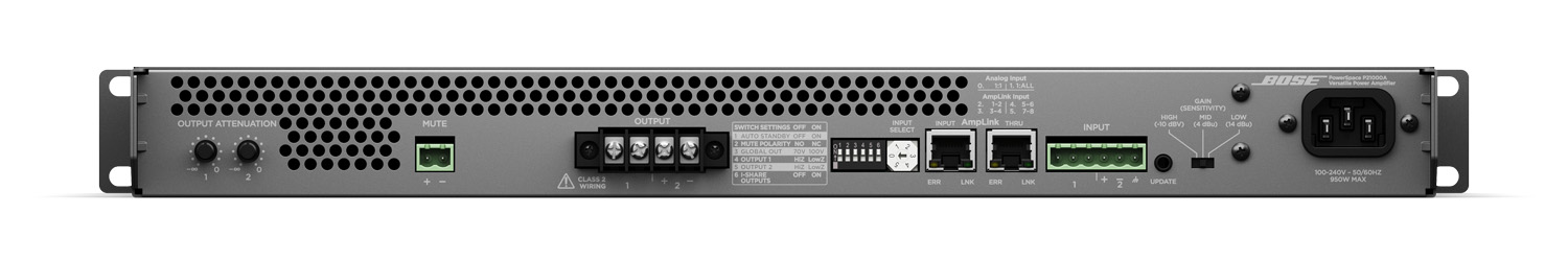 Bose P21000A 功放機(jī) 接口截面圖
