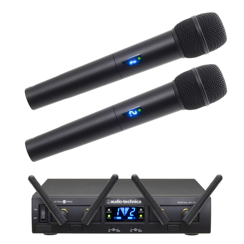 鐵三角 ATW-1322 數字高保真雙手持無線系統